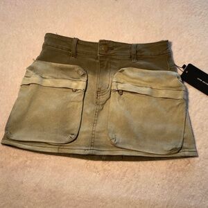 American Bazi Cargo Mini Skirt